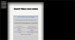 Desktop Screenshot of ernst-rolf.com